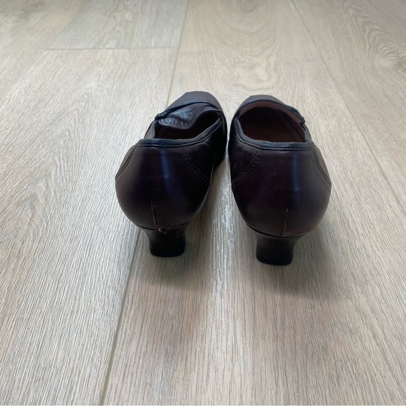 BeautiFeel Brown Leather Bow Leather Pumps - Picture 4 of 6